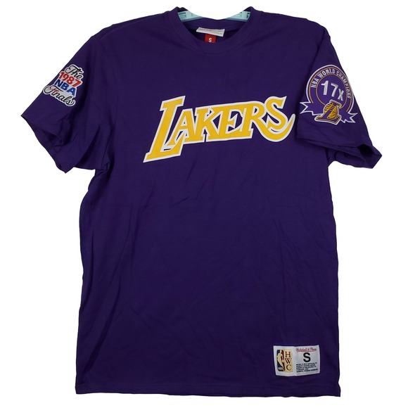 Mitchell & Ness Other - LA Lakers Mitchell & Ness NBA Small Shirt Embroidery Patch on Sleeve Purple NWT